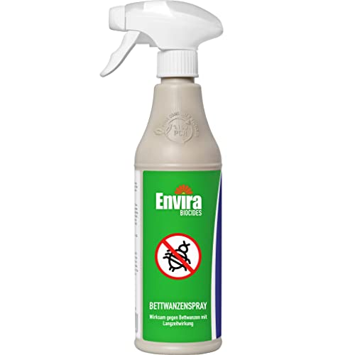 Envira Bettwanzen-Spray 500 ml – Bettwanzen-Bekämpfung für Matratzen & Textilien – Mittel gegen Bettwanzen & Larven – Bettwanzen bekämpfen – Geruchlos & auf Wasserbasis